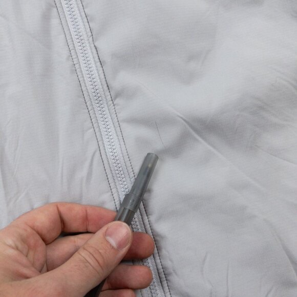 Arc'teryx Atom LT Hoody Men's 2XL Light Gray Insulated Puffer Full Zip Hooded - Picture 15 of 16